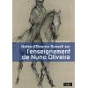 Notes d'Eleanor Russell sur l'enseignement de Nuno Oliveira - Belin