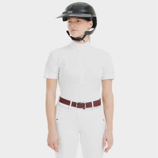 Chemise de concours Femme manches courtes Monica - Horse Pilot Chemise de concours Femme manches courtes Monica - Horse Pilot