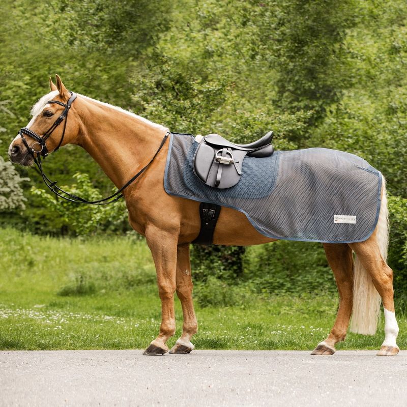 Couverture Anti-mouches Et Pluie Waldhausen Comfort - Gris - Neuf Dans Son Emballage D'origine