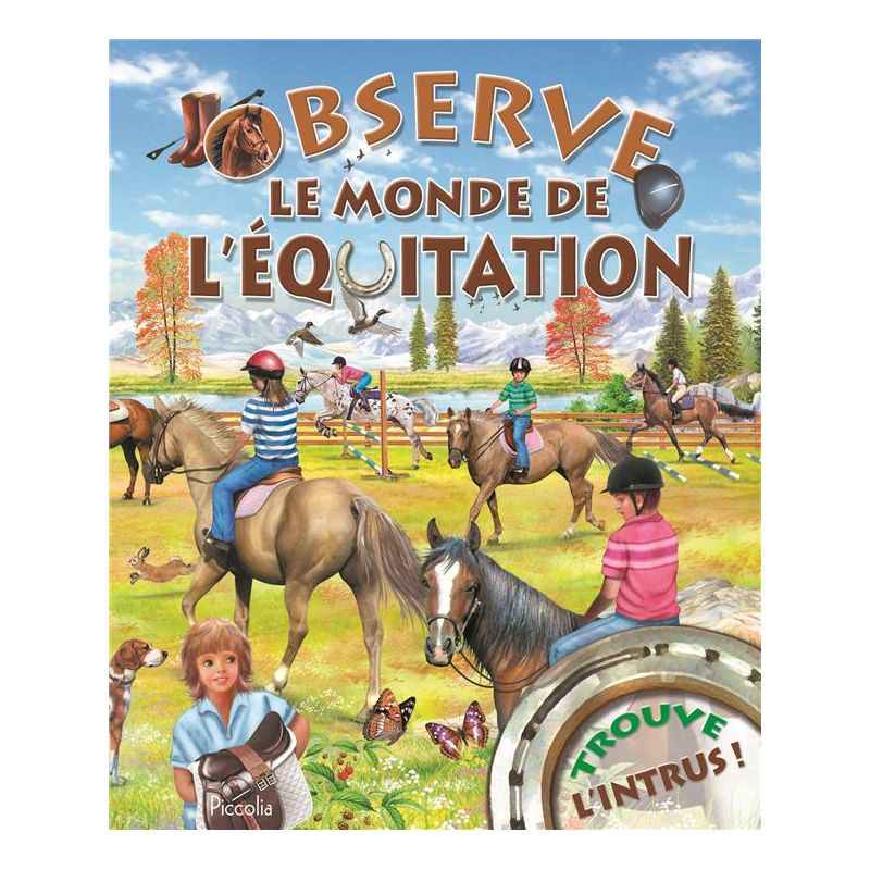 Observe et Trouve - Monde de l'équitation - Piccolia