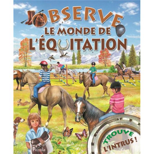 Observe et Trouve - Monde de l'équitation - Piccolia Observe et Trouve - Monde de l'équitation - Piccolia