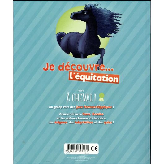 A cheval : Je découvre l'équitation - Delcourt