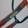 Licol cuir et nylon cheval Velociti Lusso - Shires 