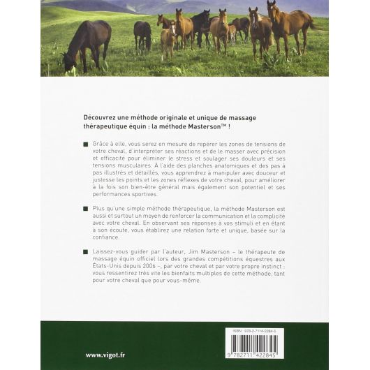 Masser son cheval, Soulager douleurs et tensions musculaires - Vigot