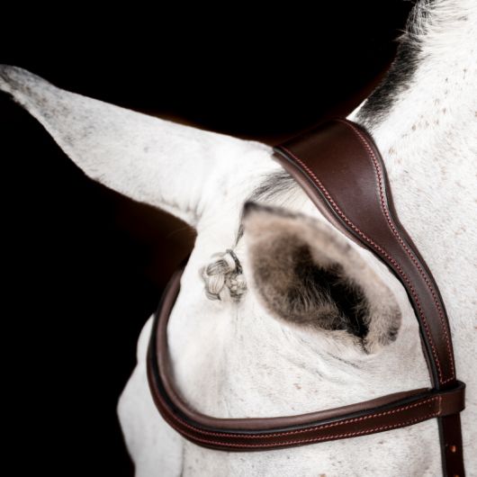 Bridon cheval cuir Micklem Competition 2 avec rênes - Horseware