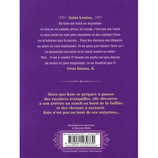 Un ranch pour Kate Tome 1 : Un nouveau départ - Flammarion