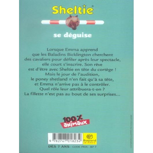 Sheltie Tome 414 : Sheltie se déguise - Bayard Poche