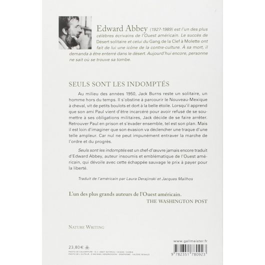 Seuls sont les indomptés - Gallmeister