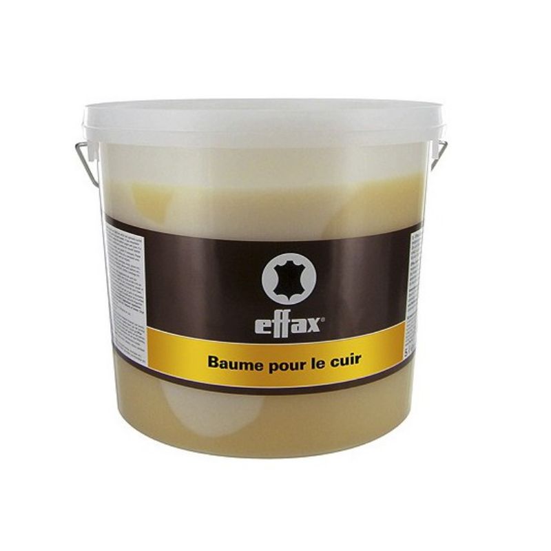 Baume pour cuir équitation incolore Effax 5L - Equestra