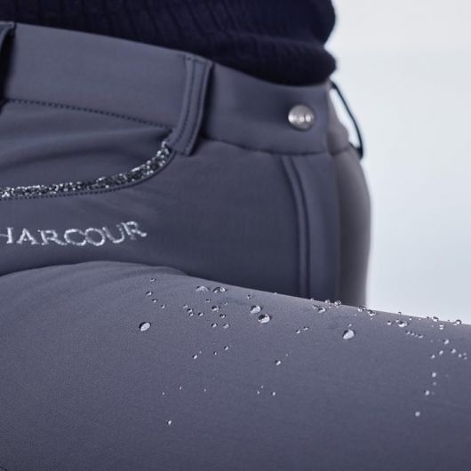 Pantalon équitation femme déperlant doublé polaire Jaipur - Harcour Pantalon équitation femme déperlant doublé polaire Jaipur - Harcour