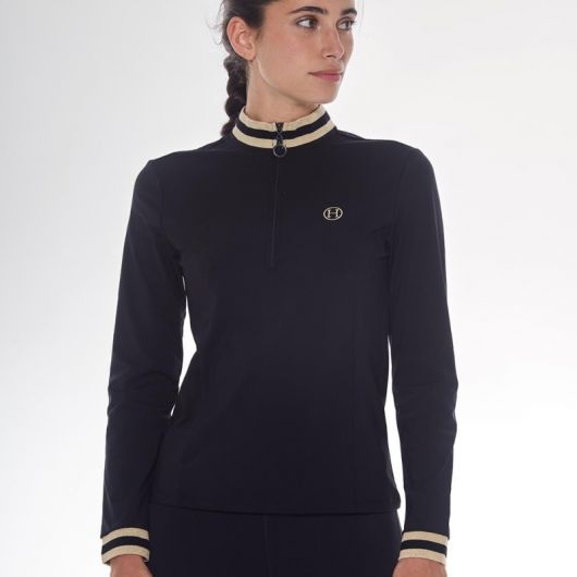 Polo d'équitation femme technique Alpha - Harcour