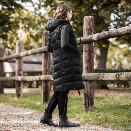 Doudoune sans manches longue équitation femme Ostende - Elt