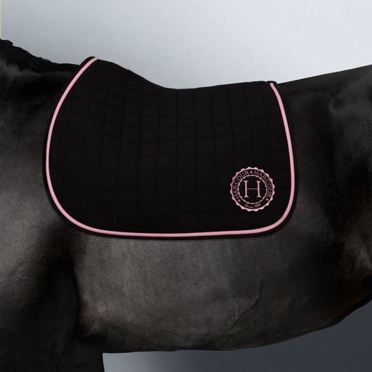 Tapis de selle cheval Suzie édition limitée - Octobre Rose - Harcour