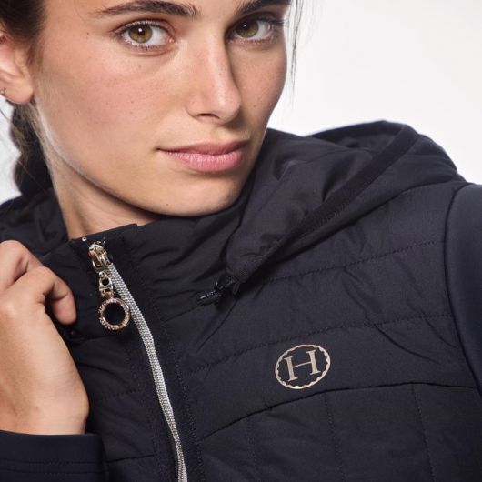 Veste équitation femme bi-matière Hadar - Harcour 