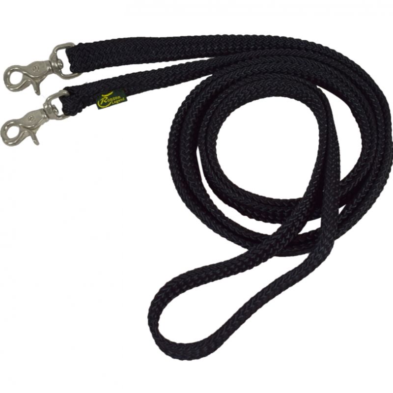 Rênes en corde cheval Polytresse Plate - Ronzon Legend