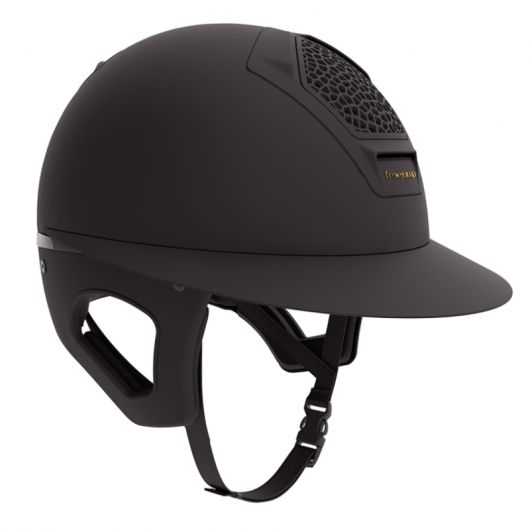Casque équitation Voronoï Classique avec protection temporale - Freejump Casque équitation Voronoï Classique avec protection temporale - Freejump