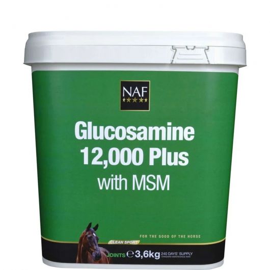 Glucosamine 12 000 Plus avec MSM cheval - Naf Glucosamine 12 000 Plus avec MSM cheval - Naf
