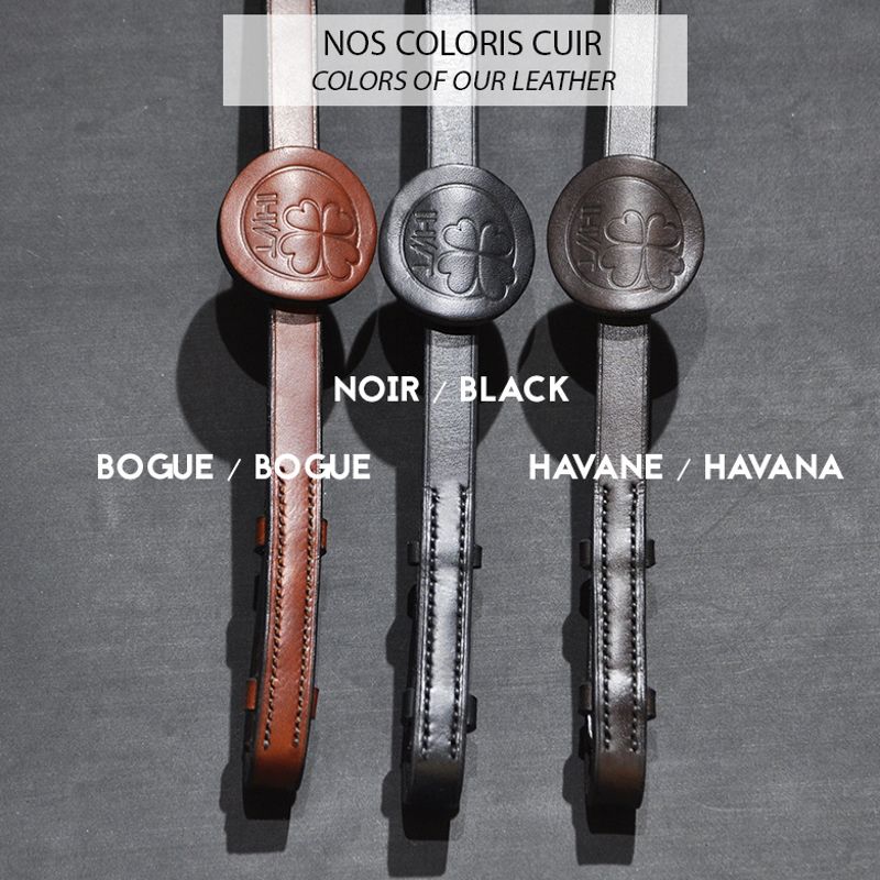 Bridon cheval cuir Evolution Soft T Contact - Ihwt