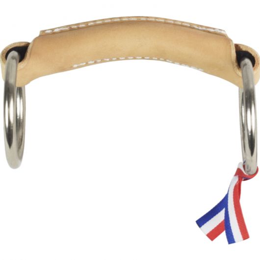 Mors deux anneaux cheval cuir rond - Ronzon Legend 