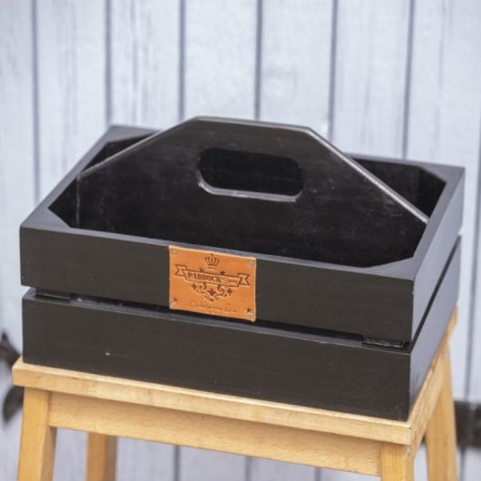 Boite de pansage cheval en bois Luxe - Paddock Sport