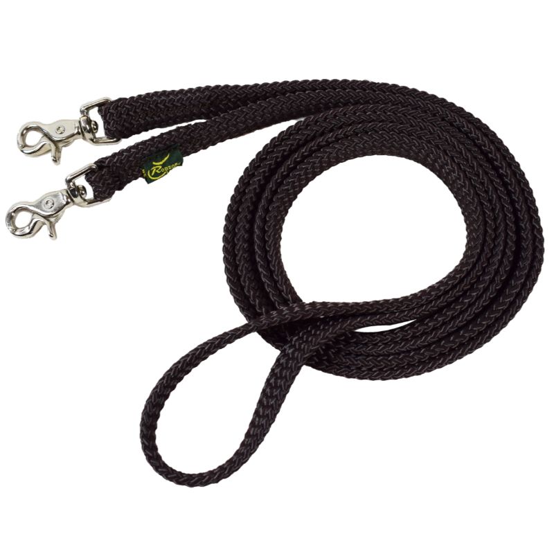 Rênes en corde cheval Polytresse Plate - Ronzon Legend