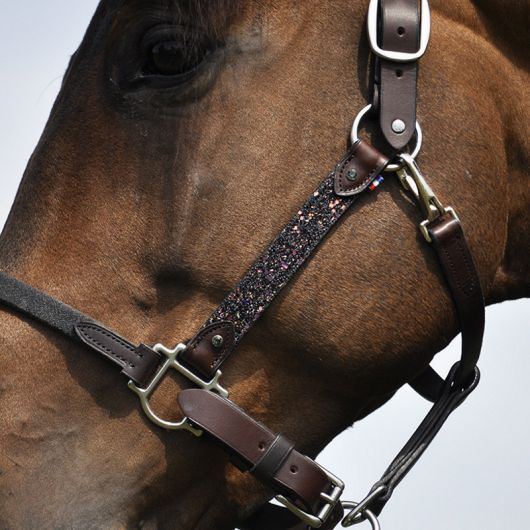 Licol cheval cuir Elegance Disco - IHWT 