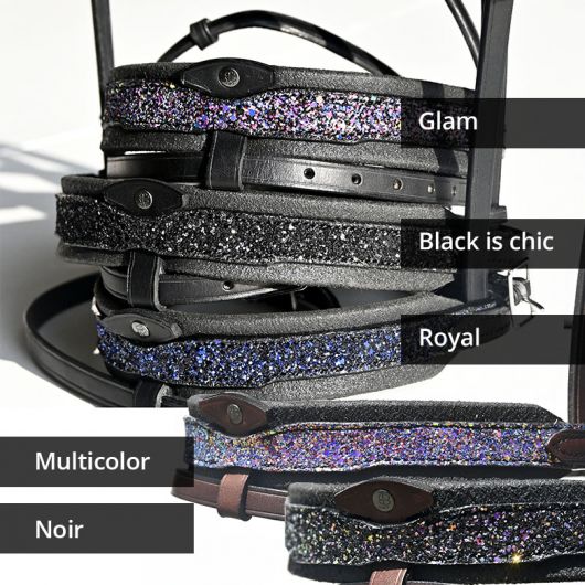 Licol cheval cuir Elegance Disco - IHWT 