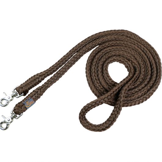 Rênes en corde cheval Polytresse ronde - Ronzon Legend  Rênes en corde cheval Polytresse ronde - Ronzon Legend
