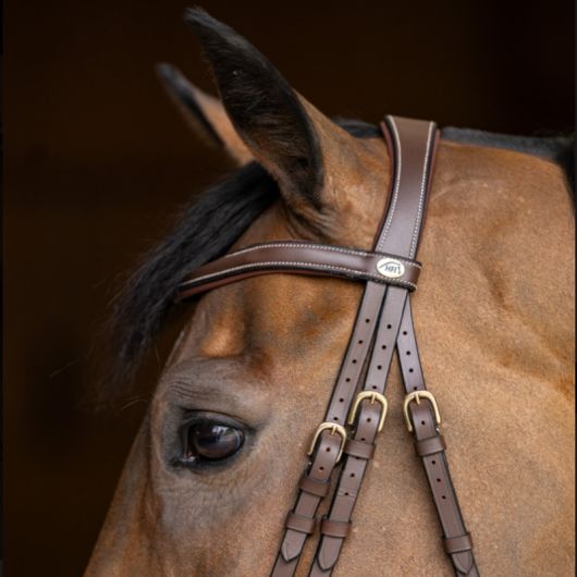 Bridon cheval cuir Wavy - HFI