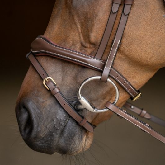 Bridon cheval cuir Wavy - HFI