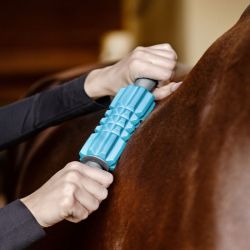 Rouleau de massage cheval 2 mains Relax Health + Faszien Fit - Waldhausen