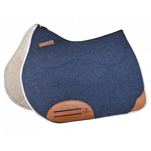 Tapis de selle cheval en feutre Woolrider Grand - Ronzon Legend 