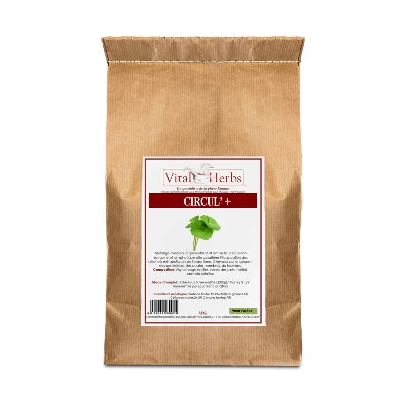 Drainage engorgements cheval Circul + (Lympha Draine) - Vital Herbs