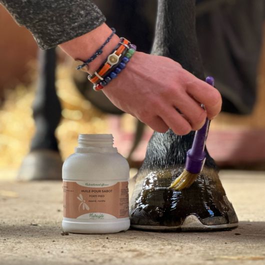 Huile sabot cheval assainissante et durcissante Forti Pied - Nutragile 