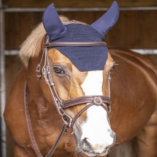 Bonnet anti-mouche anti-bruit cheval Soundless - Paddock Sports Bonnet anti-mouche anti-bruit cheval Soundless - Paddock Sports