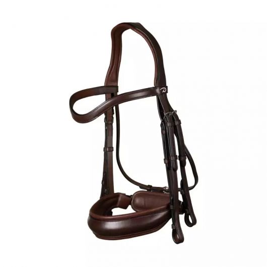Bride cheval muserolle large mat New English Collection - Dy'on