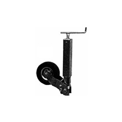 Roue jockey escamotable c/70 zinguée van cheval