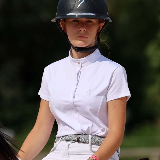 Polo de concours manches courtes fille - Kevin Staut Collection
