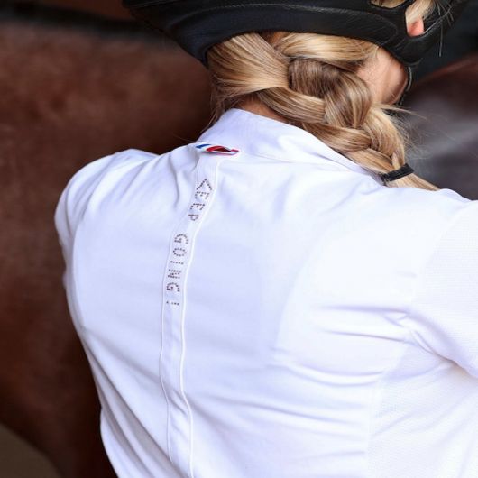 Polo de concours manches longues fille - Kevin Staut Collection