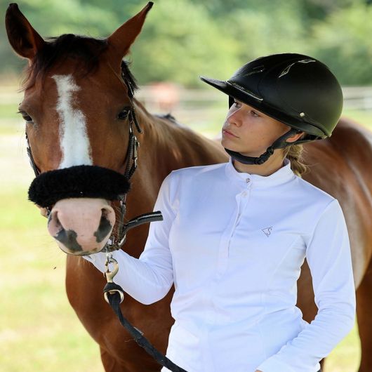 Polo de concours manches longues fille - Kevin Staut Collection