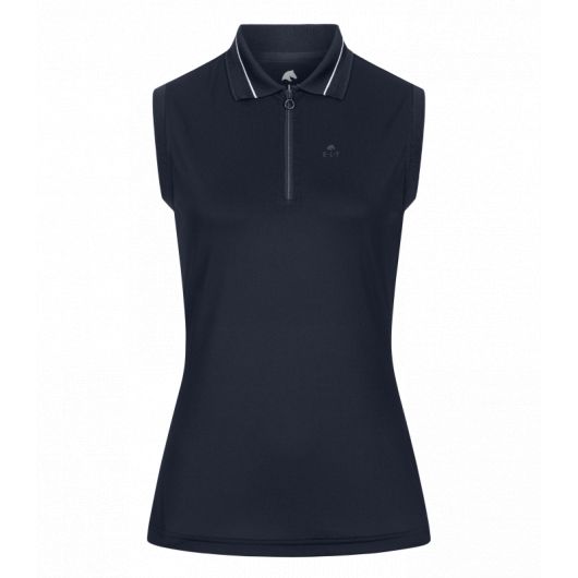 Polo sans manches équitation femme Paris - Elt