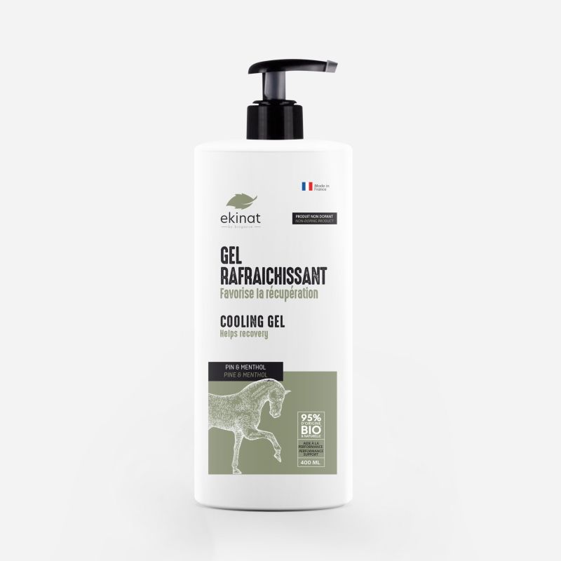 Gel rafraichissant cheval bio - Ekinat