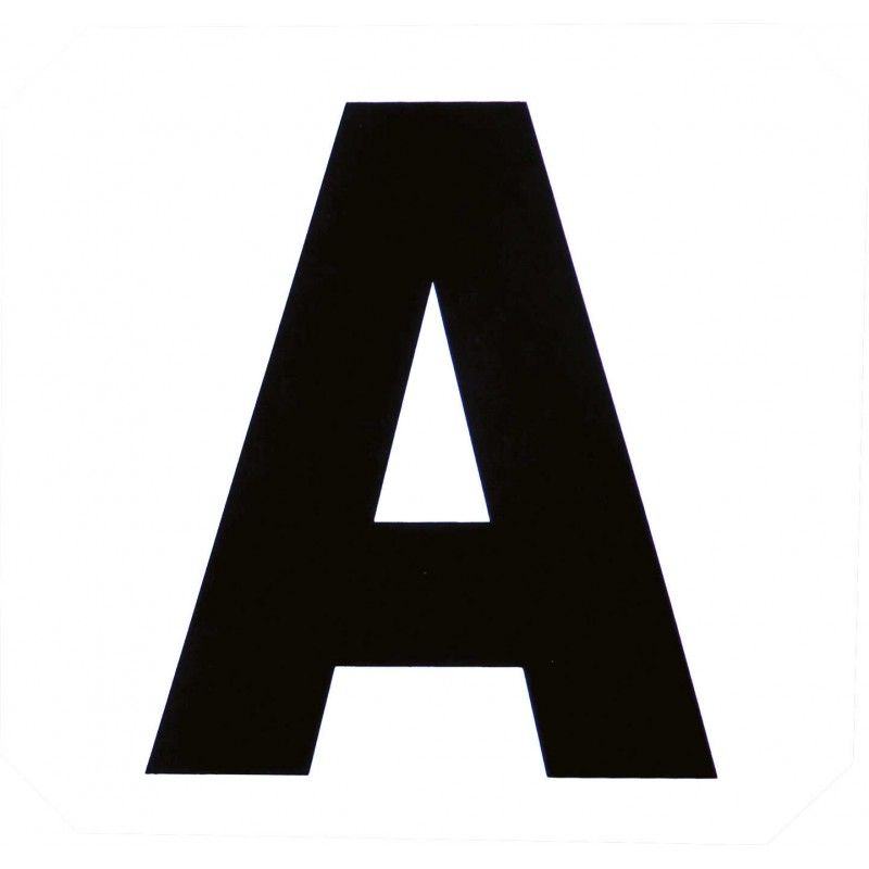 Lettres de dressage adhésives (x12)