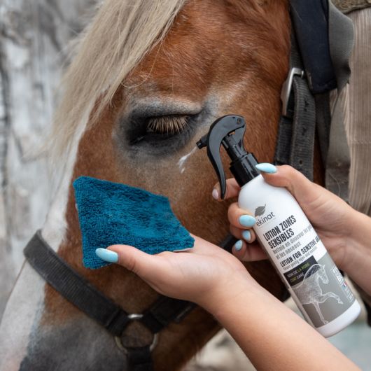 Lotion zones sensibles - Nettoyant Yeux et naseaux cheval- Ekinat
