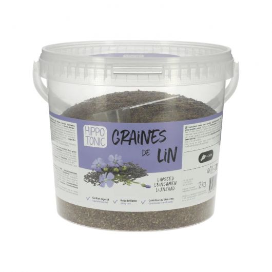 Graines de lin cheval pré cuites 2kg 