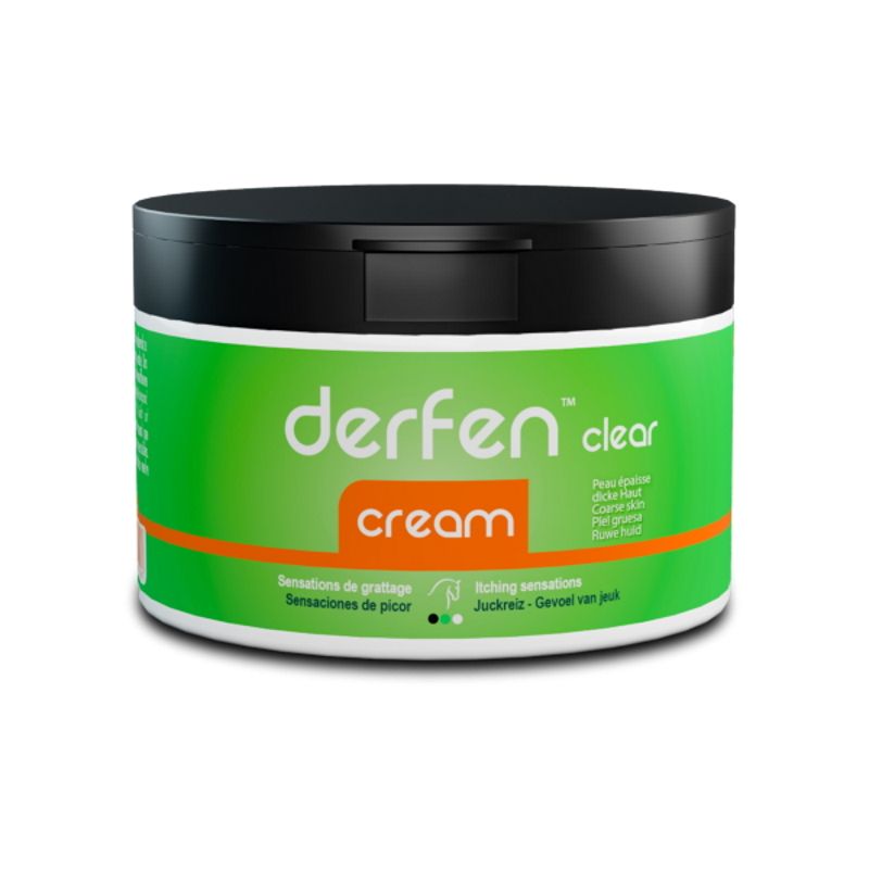 Derfen Clear crème dermite cheval (peau épaisse) 300 ml - Animaderm