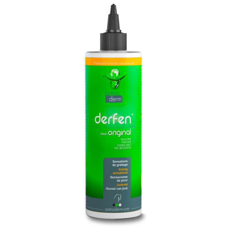 Derfen Original Lotion dermite cheval (peau fine/souple) 250 ml - Animaderm