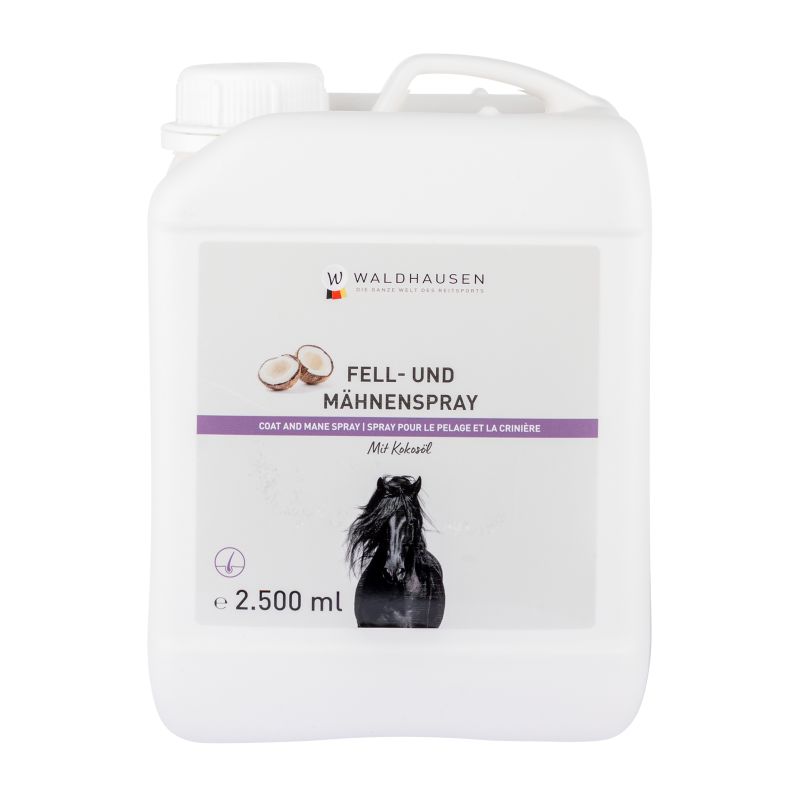 Lustrant et démêlant cheval Huile de coco - Waldhausen 