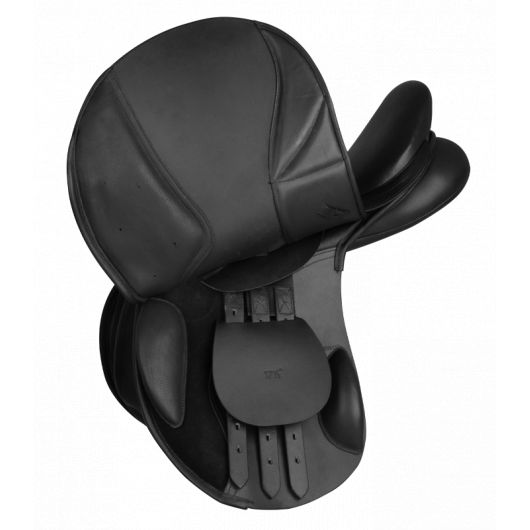 Selle en cuir obstacle Comfort arçon interchangeable - Waldhausen