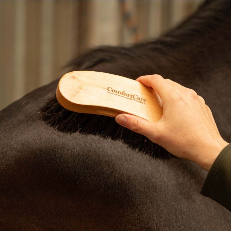 Brosse de finition cheval ComfortCare Harry's Horse